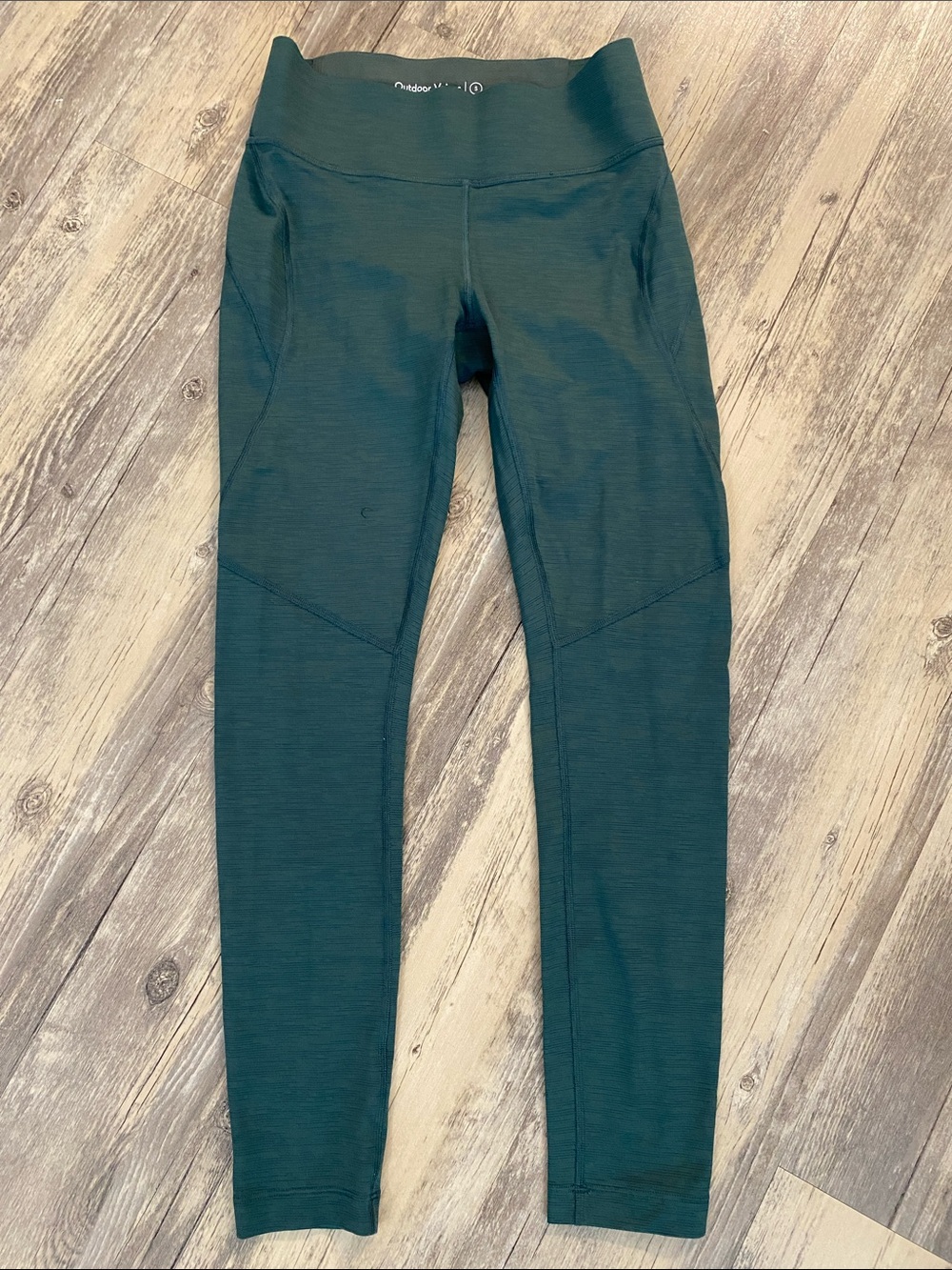 Outdoor Voices Women's TechSweat Back Pocket Leggings JL3 Evergreen SMALL